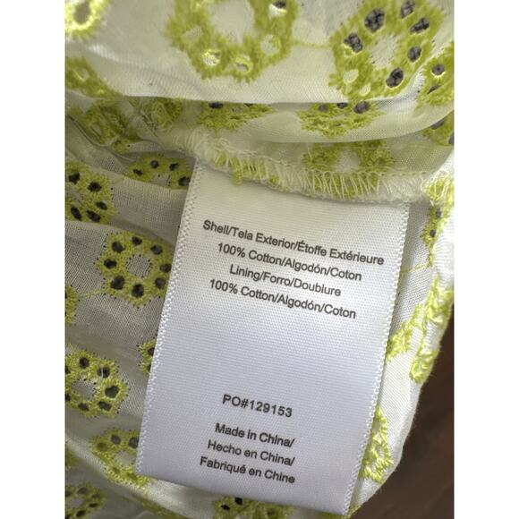 Modcloth Darling For The Prairie Sleeveless Peplum Tank Top White Women's XL NWT - Picture 8 of 12